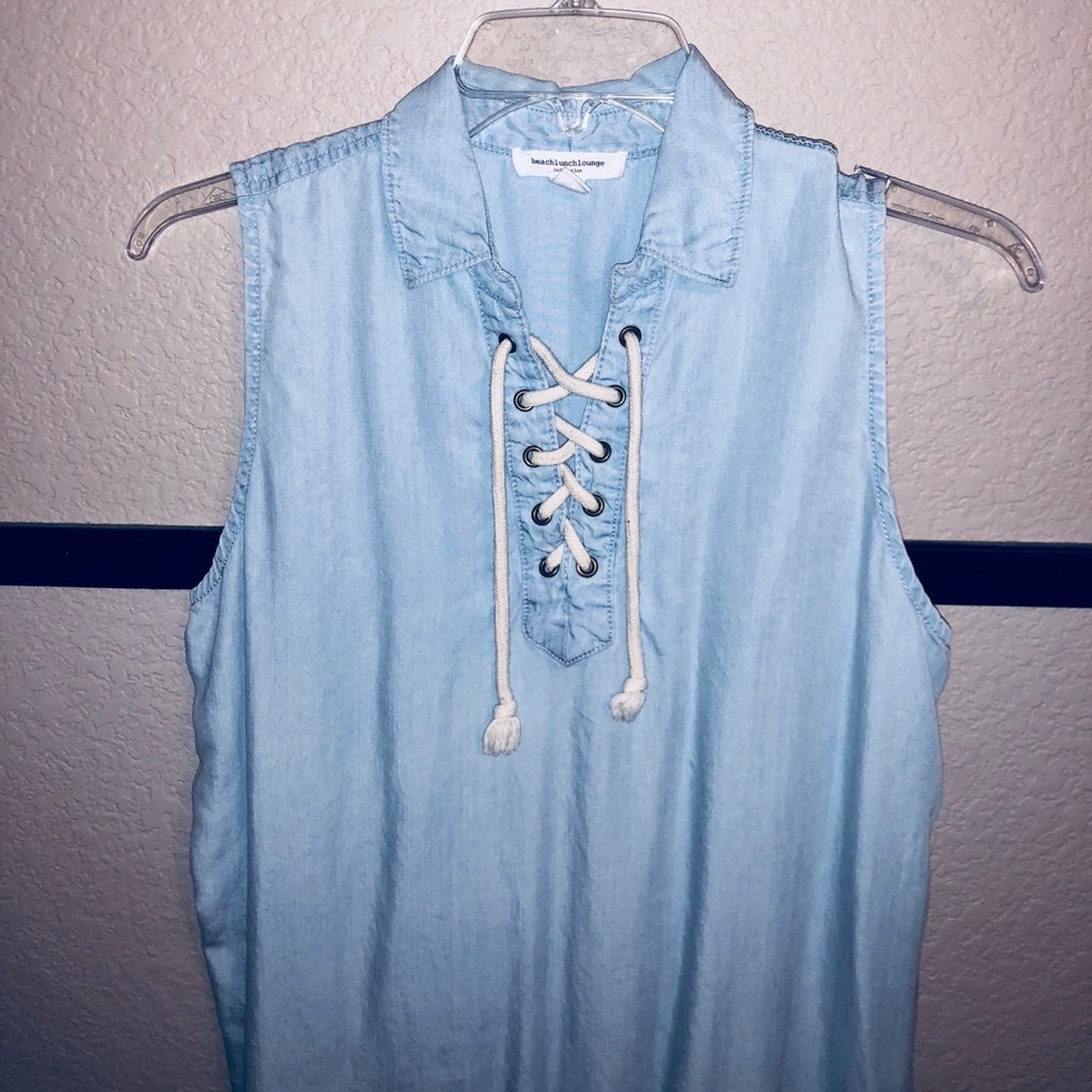 (S) Denim top